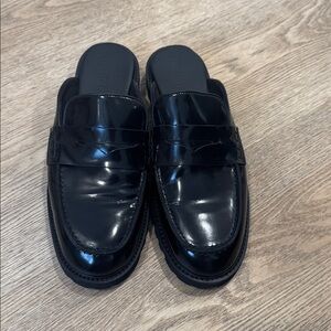Thursday Boot Company Penny leather  Mule Loafers Black size 12